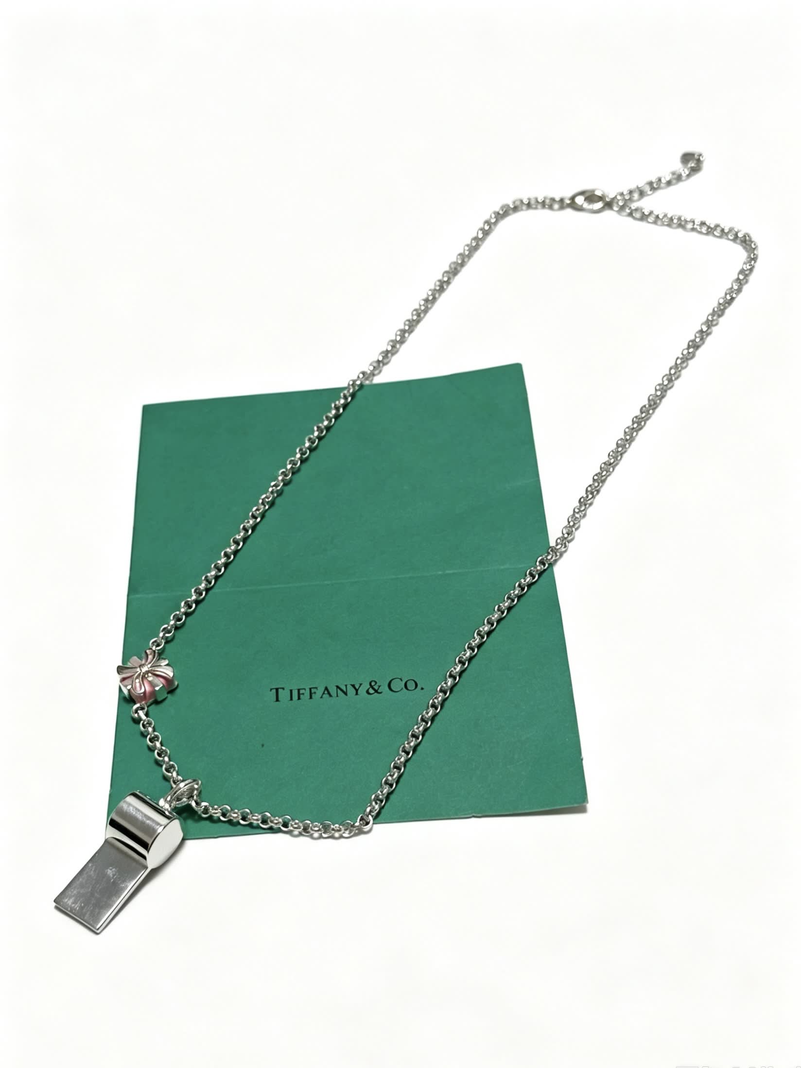 Tiffany & Co. Sterling Silver Whistle Necklace